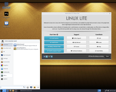 Linux Lite 3.8 DVD