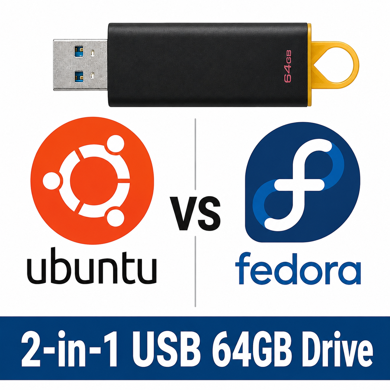 Ubuntu and Fedora Multi-Boot USB