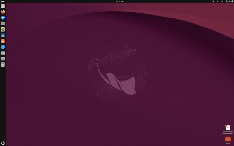 Ubuntu 26.10 desktop on bootable 64GB USB stick