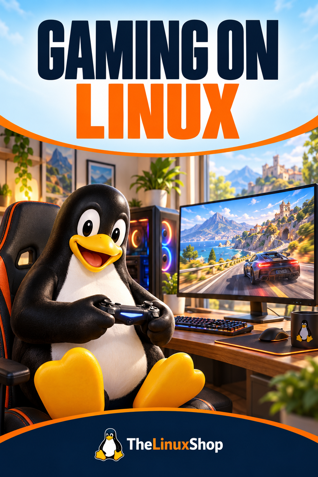 Gaming on Linux PDF Ebook cover