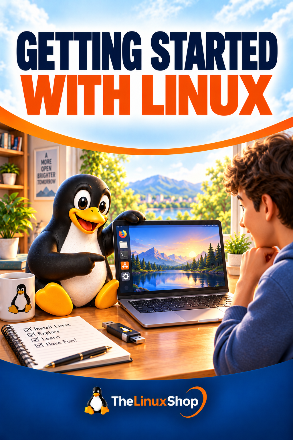 Getting Started with Linux PDF Ebook cover