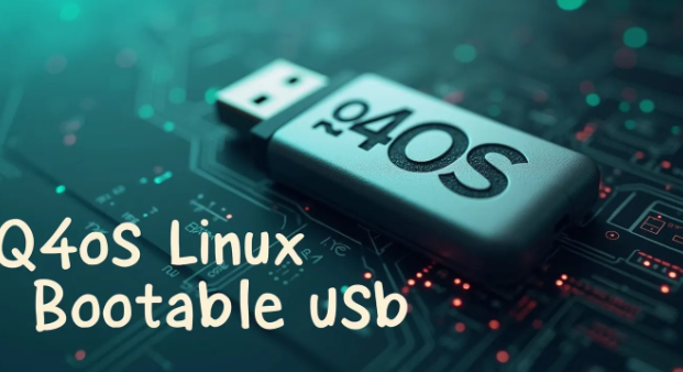 Clé USB Amorçable Q4OS Linux
