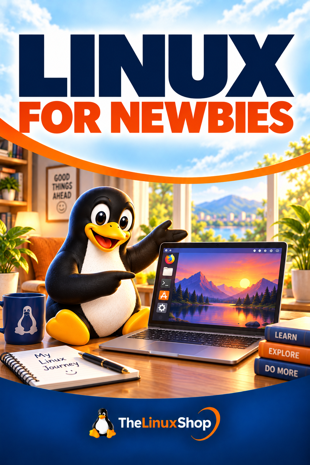 Linux for Newbies PDF Ebook cover