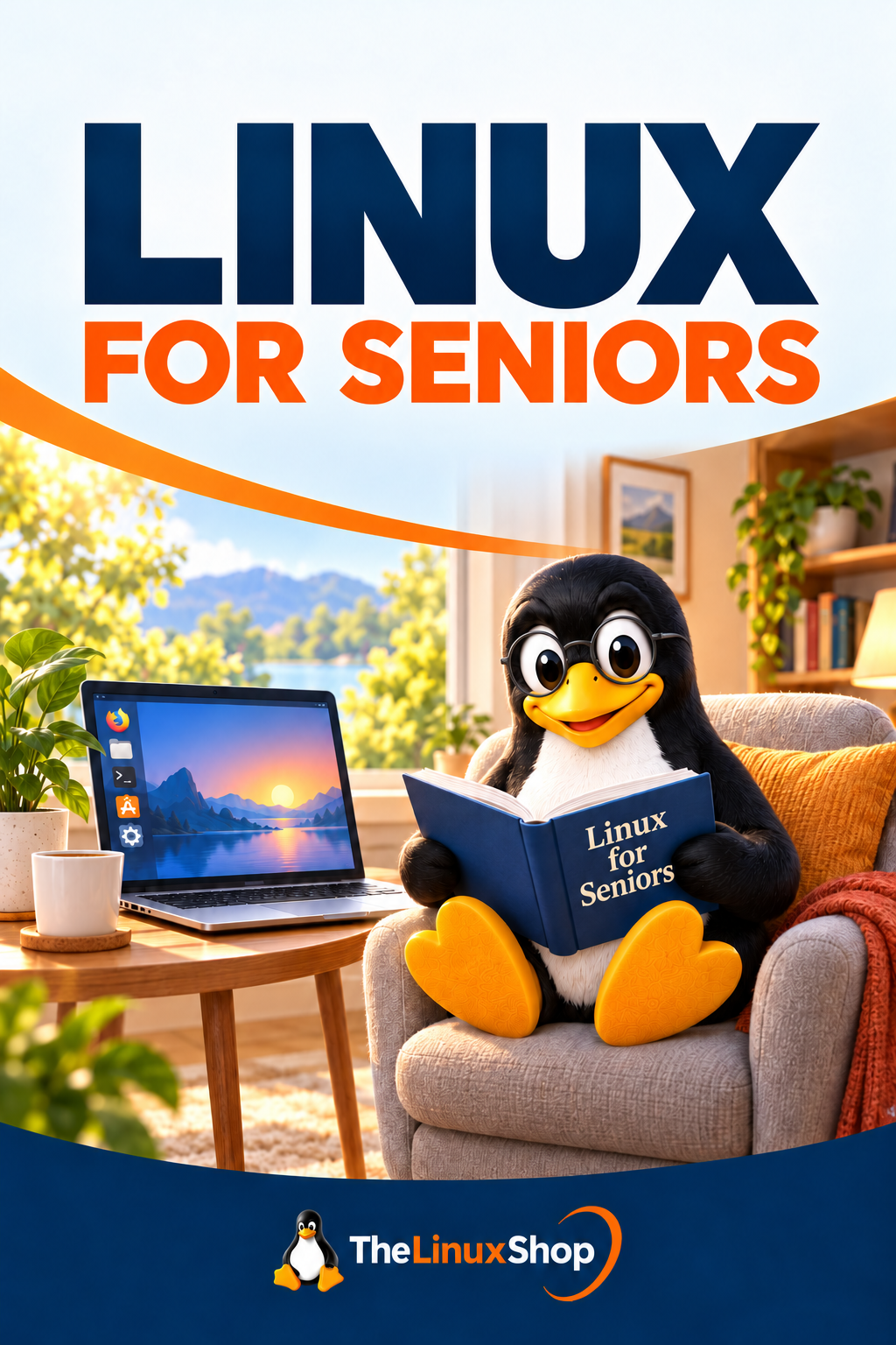 Linux for Seniors PDF Ebook cover