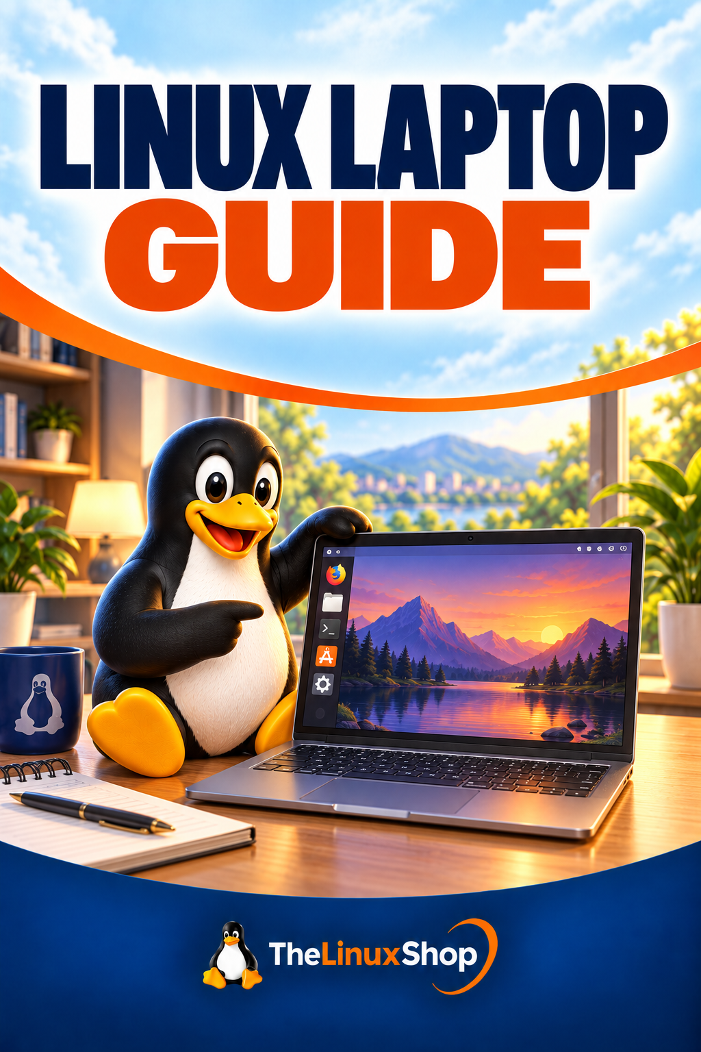 Linux Laptop Guide PDF Ebook cover
