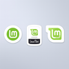 Linux Mint Logo Sticker Pack