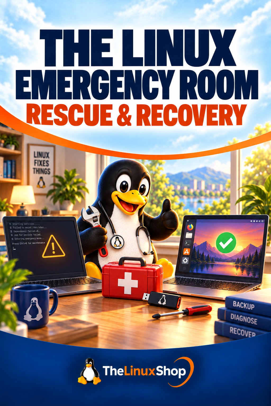 The Linux Emergency Room: Rescue & Recovery PDF Ebook cover