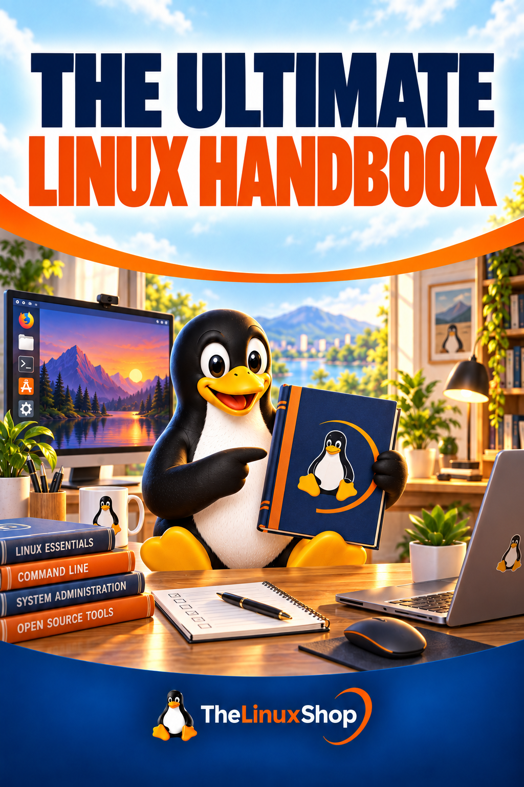 The Ultimate Linux Handbook PDF Ebook cover