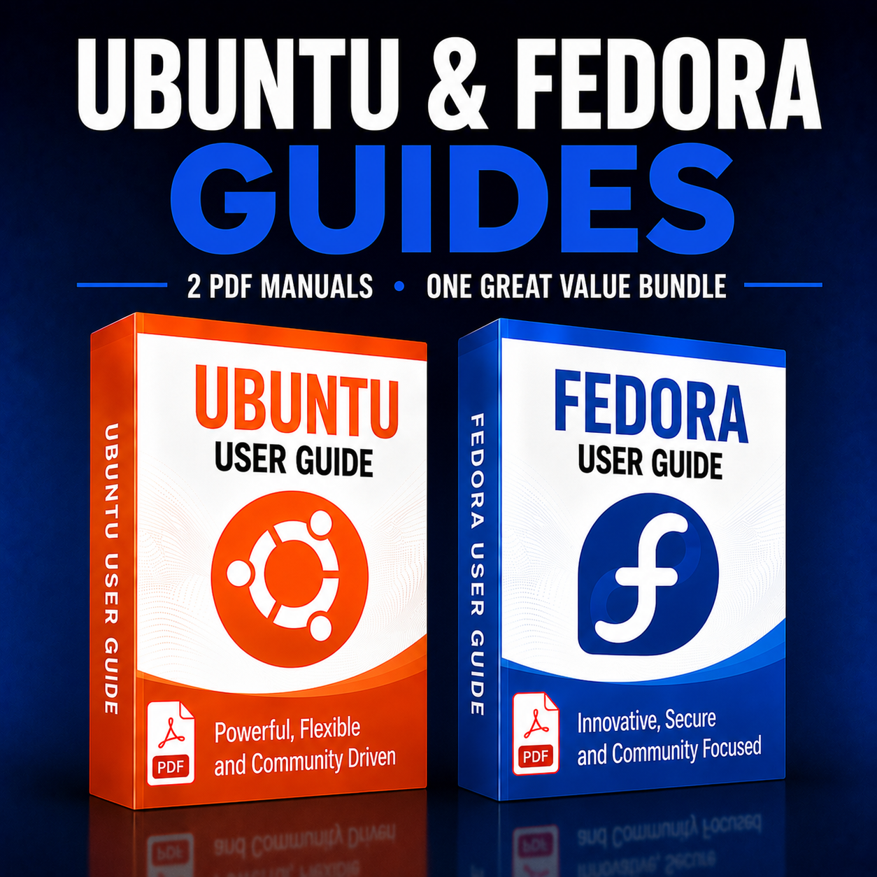 The Fedora and Ubuntu Linux Guide BUNDLE - PDF Ebooks