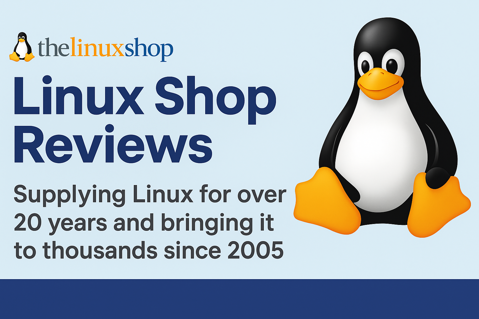 The Linux Shop Reviews Banner